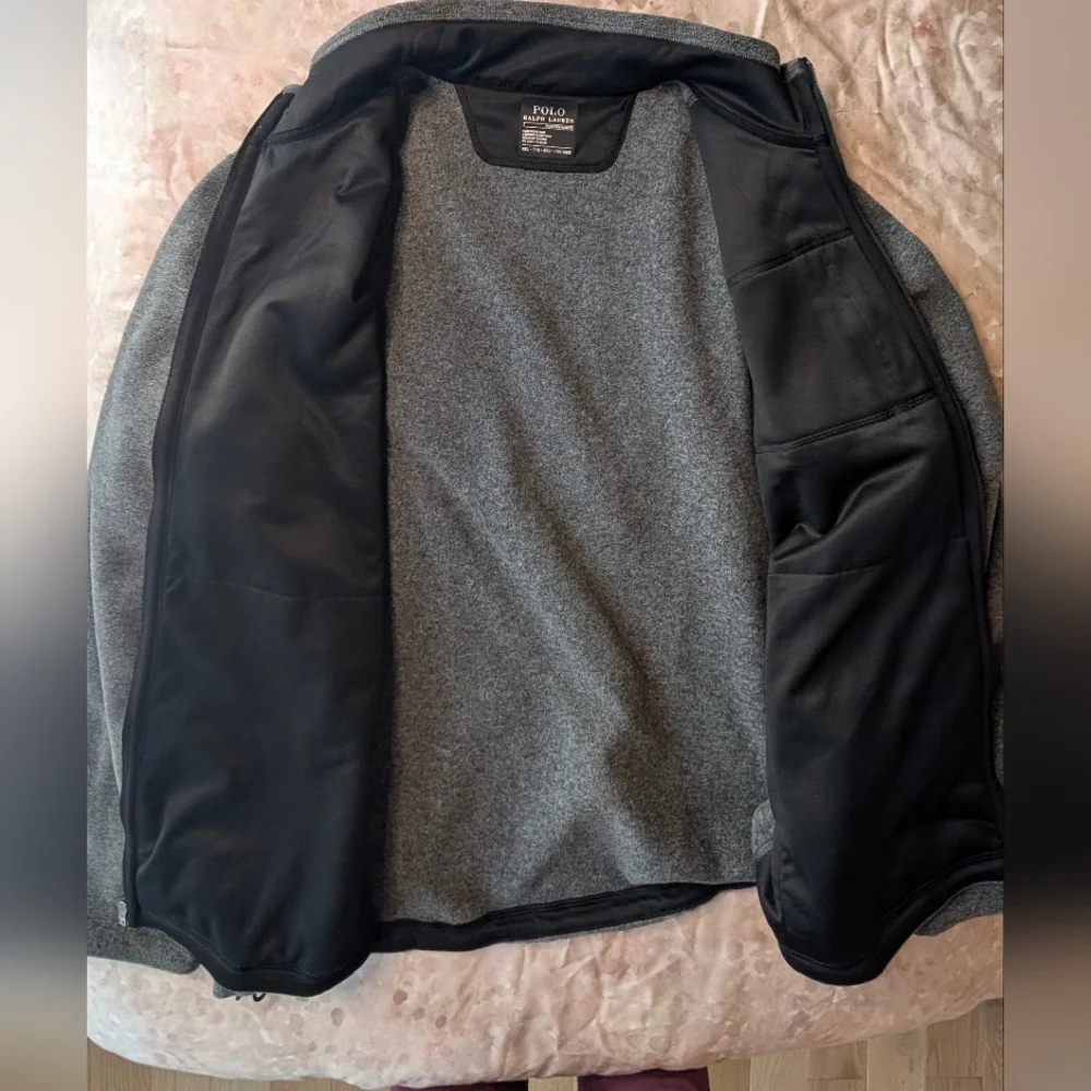 Polo Ralph Lauren Performance Grey Fleece Lined Jacket 2XL Full-Zip